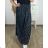 Skirt long summer women (uni sl) ITALIAN Fashion IM420490 XL/2XL black