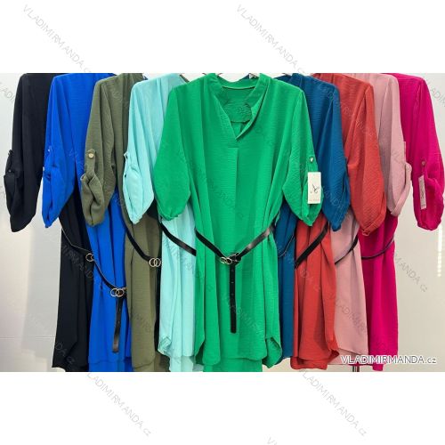 Shirt extended 3/4 long sleeve women's (L/XL/2XL ONE SIZE) ITALIAN FASHION IM423025