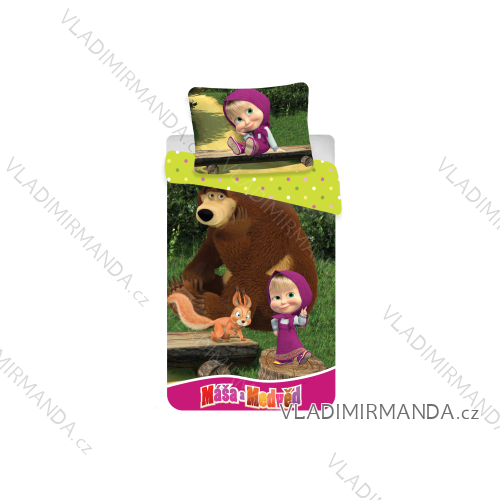 Bed linen masha and bear maša and baby bear (140 * 200) JF MASAMEDVED01
