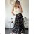 Women's Long Sleeve Shirt Dress (S/M ONE SIZE) ITALIAN FASHION IMWD232607 -   béžová smetanová -