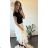 Women's Long Denim Skirt (S/M/L ONE SIZE) ITALIAN FASHION IMD24020