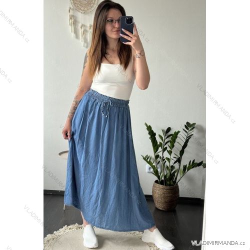 Women's Long Skirt (S/M/L ONE SIZE) ITALIAN FASHION IMC24153