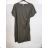 Women's Plus Size Cotton Short Sleeve Oversized Dress (2XL/3XL ONE SIZE) ITALIAN FASHION IMD23115/DUR Red