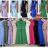 Women's Long Chiffon Short Sleeve Dress (S/M ONE SIZE) ITALIAN FASHION IMWGM23456