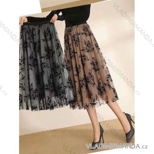 Women's Long Tulle Skirt (S/M ONE SIZE) ITALIAN FASHION IMWB233518