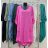 Women's Cotton 3/4 Sleeve Dress (46/48/50 ONE SIZE) ITALIAN FASHION IM424281