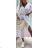 Women's Long Chiffon Short Sleeve Dress (S/M ONE SIZE) ITALIAN FASHION IMWGM23456