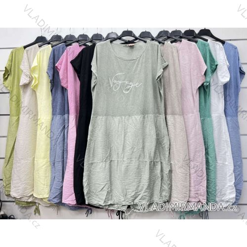 Women's Summer Short Sleeve Dress (S/M/L ONE SIZE) ITALIAN FASHION IMWCP24140