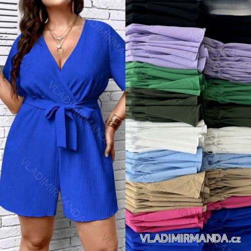 Women's Plus Size Denim Shorts Shorts (56/58 ONE SIZE) POLISH FASHION IMWT24024