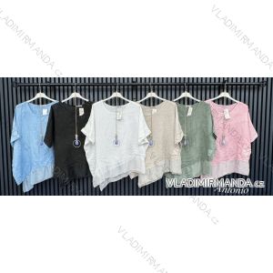 Women's Long Chiffon Short Sleeve Dress (S/M ONE SIZE) ITALIAN FASHION IMWGS231048