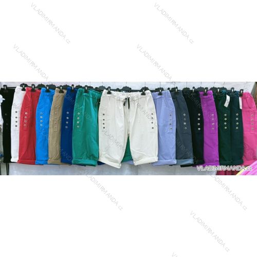 Women's Shorts Shorts Plus Size (54/56/58 ONE SIZE) ITALIAN FASHION IMWQ24182