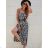 Women's Long Sleeve Hoodie Dress (S / M ONE SIZE) ITALIAN FASHION IMWA216095