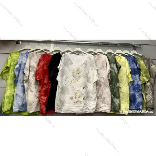 Kabátek košilový flaušový na knoflíčky dámský (S/M ONE SIZE) ITALSKÁ MÓDA IMWD217059