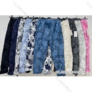 Women's Plus Size Long Pants (6XL/7XL ONE SIZE) ITALIAN FASHION IM424276