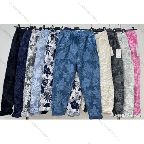 Women's Plus Size Long Pants (6XL/7XL ONE SIZE) ITALIAN FASHION IM424276