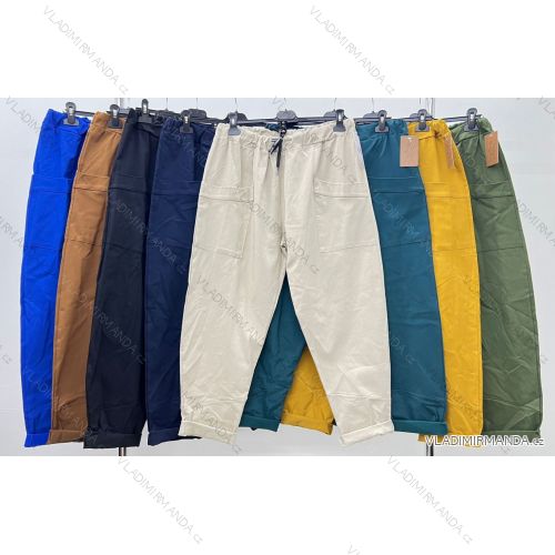 Women's Plus Size Long Pants (6XL/7XL ONE SIZE) ITALIAN FASHION IM424276
