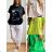 Women's Short Sleeve Cotton T-Shirt (S/M ONE SIZE) ITALIAN FASHION IMWGM23457