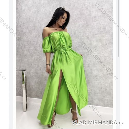 Women's Long Sleeve Hoodie Dress (S / M ONE SIZE) ITALIAN FASHION IMWA216095