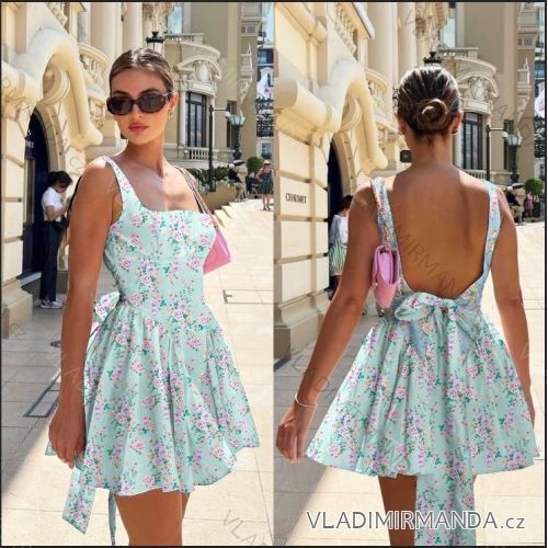 Women's Long Chiffon Short Sleeve Dress (S/M ONE SIZE) ITALIAN FASHION IMWGS231048