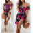 Women's Long Chiffon Short Sleeve Dress (S/M ONE SIZE) ITALIAN FASHION IMWGS231048
