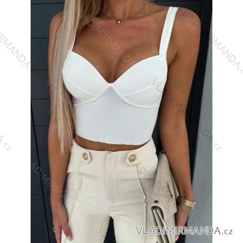 Women's Strappy Tank Top (S/M ONE SIZE) ITALIAN FASHION IMWAE24051