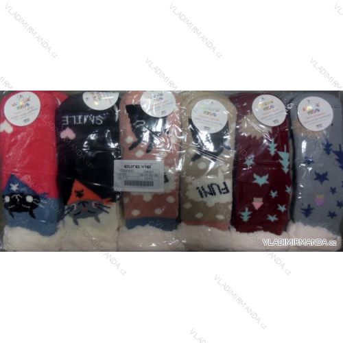 Socks warmed with cotton baby and adolescent girls (28-35) AURA.VIA GM891