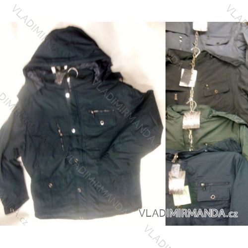Winter jacket with hood over-dimensional mens (l-3xl) BATY BA03-BUNDA-NAM-TUI_GAN