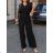 Women's Plus Size Elegant Tunic and Pants Set (44/46 ONE SIZE) ITALIAN FASHION IMWGB24017