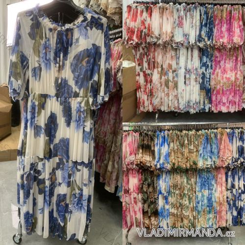 Women's Long Sleeve Shirt Dress (S/M ONE SIZE) ITALIAN FASHION IMWD232607