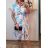Shirt extended 3/4 long sleeve women's (L/XL/2XL ONE SIZE) ITALIAN FASHION IM423025