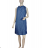 Women's Sleeveless Summer Denim Dress (S/M ONE SIZE) ITALIAN FASHION IMM24M5123/DUR