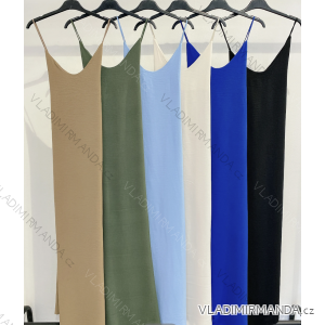 Women's long summer dress with straps (S/M ONE SIZE) ITALIAN FASHION IMPMD243208jd