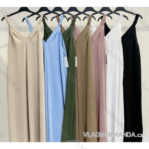 Women's long summer dress with straps (S/M ONE SIZE) ITALIAN FASHION IMPMD243208jd