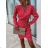 Women's Summer Elegant Shirt Dress Long Sleeve (S/M ONE SIZE) ITALIAN FASHION IMWGB231643