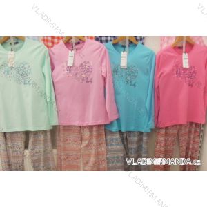 Pajamas long ladies cotton (m-2xl) BENTER 65590
