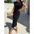 Women's Long Chiffon Short Sleeve Dress (S/M ONE SIZE) ITALIAN FASHION IMWGS231048