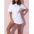 Women's Short Sleeve T-Shirt (S/M/L ONE SIZE) ITALIAN FASHION IMWGB24065
