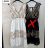 Women's Sleeveless Sequin Velvet Long Party Dress (S/M ONE SIZE) ITALIAN FASHION IMWB233931