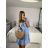 Women's Long Sleeve Hoodie Dress (S / M ONE SIZE) ITALIAN FASHION IMWA216095 -   white -   M / L