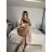 Women's Long Sleeve Hoodie Dress (S / M ONE SIZE) ITALIAN FASHION IMWA216095 -   white -   M / L