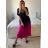 Women's Long Chiffon Short Sleeve Dress (S/M ONE SIZE) ITALIAN FASHION IMWGS231048 -   turquoise -   56/58