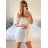 Dress / Shirt Summer Women's Strip (uni sl) ITALIAN Fashion IM718953