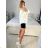 Women's Long Sleeve Knitted Turtleneck Sweater (S/M ONE SIZE) ITALIAN FASHION IM323001 -   black -   M / L