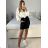 Women's Long Sleeve Knitted Turtleneck Sweater (S/M ONE SIZE) ITALIAN FASHION IM323001 -   black -   M / L