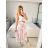 Women's Long Elegant Chiffon Sleeveless Dress (S/M ONE SIZE) ITALIAN FASHION IM423265