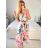 Women's Long Elegant Chiffon Sleeveless Dress (S/M ONE SIZE) ITALIAN FASHION IM423265