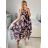 Women's Long Elegant Chiffon Sleeveless Dress (S/M ONE SIZE) ITALIAN FASHION IM423265