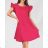 Women's long sleeveless dress with ruffles women (S / M ONE SIZE) ITALIAN FASHION IMM211269
