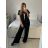 Skirt long summer women (uni sl) ITALIAN Fashion IMC18625 M / L black