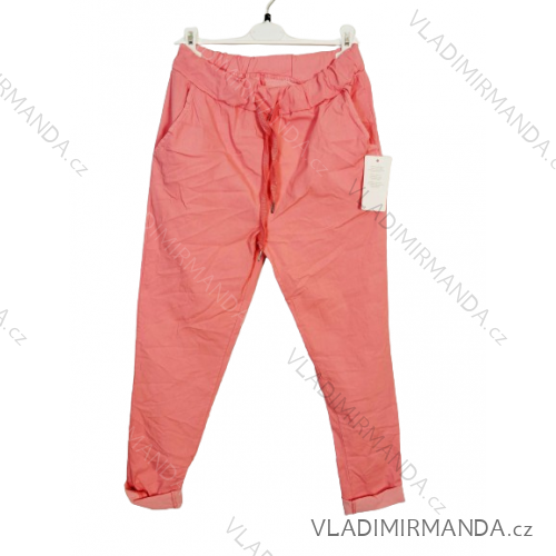 Pants Aladdin Harem Ladies (uni sl) ITALIAN Fashion IMC181968 -   růžová meruňková -   L/XL